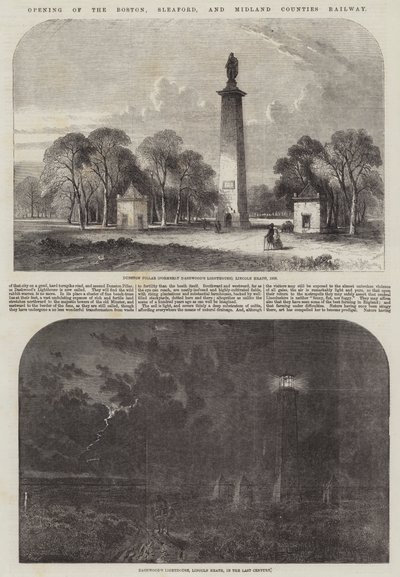 Ouverture du chemin de fer de Boston, Sleaford et des comtés du Midland - Samuel Read